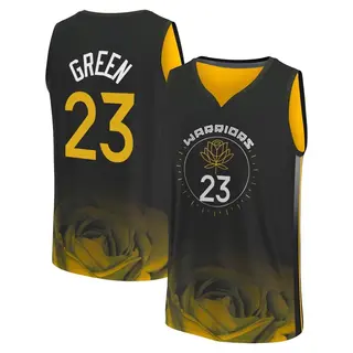 Golden State Warriors Men's Draymond Green Gold Fast Break Black 2022/23 City Edition Jersey