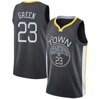 Golden State Warriors Men's Draymond Green Gold Swingman Black Jersey - Statement Edition