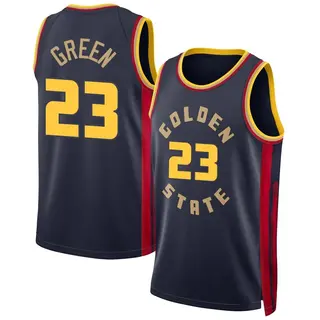 Golden State Warriors Men's Draymond Green Gold Swingman Navy 2024/25 City Edition Jersey