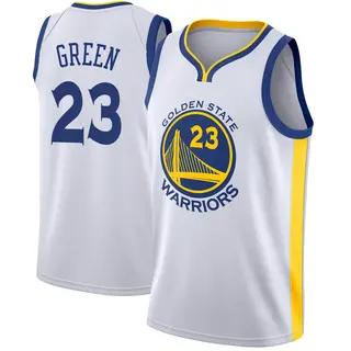 Golden State Warriors Men's Draymond Green Gold Swingman White Jersey - Association Edition