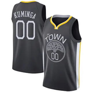 Golden State Warriors Men's Jonathan Kuminga Gold Swingman Black Jersey - Statement Edition
