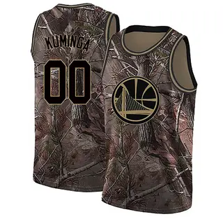 Golden State Warriors Men's Jonathan Kuminga Gold Swingman Camo Realtree Collection Jersey