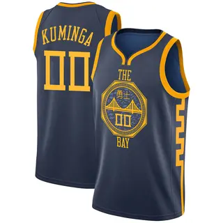 Golden State Warriors Men's Jonathan Kuminga Gold Swingman Navy 2018/19 Jersey - City Edition