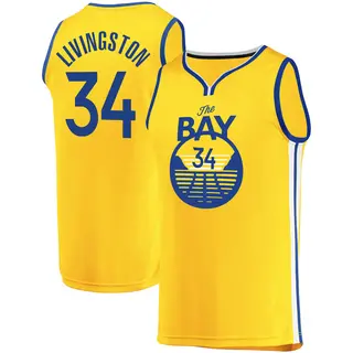Golden State Warriors Men's Shaun Livingston Gold Fast Break 2019/20 Jersey - Statement Edition