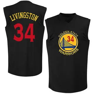 Golden State Warriors Men's Shaun Livingston Gold Swingman Black New Fashion Jersey