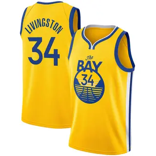 Golden State Warriors Men's Shaun Livingston Gold Swingman Yellow 2019/20 Jersey - Statement Edition