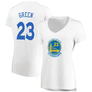 Golden State Warriors Women's Draymond Green Gold Fast Break White Jersey - Association Edition