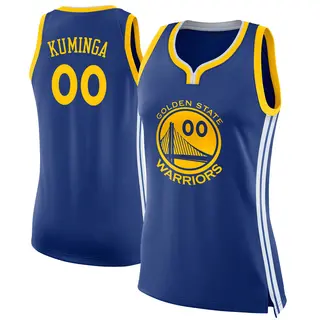Golden State Warriors Women's Jonathan Kuminga Blue Swingman Jersey - Icon Edition