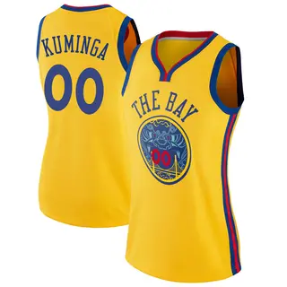 Golden State Warriors Women's Jonathan Kuminga Gold Swingman Jersey - City Edition