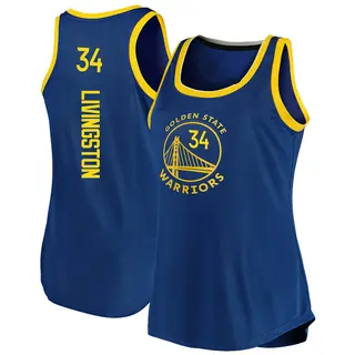 Golden State Warriors Women's Shaun Livingston Gold Fast Break Royal 2019/20 Tank Jersey - Icon Edition
