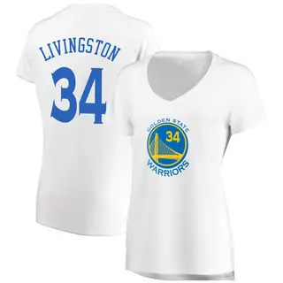 Golden State Warriors Women's Shaun Livingston Gold Fast Break White Jersey - Association Edition