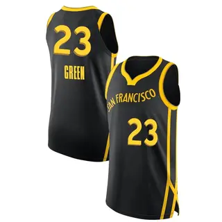 Golden State Warriors Youth Draymond Green Gold Authentic Black 2023/24 City Edition Jersey