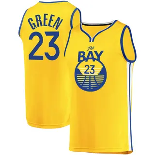 Golden State Warriors Youth Draymond Green Gold Fast Break 2019/20 Jersey - Statement Edition