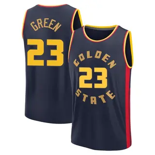 Golden State Warriors Youth Draymond Green Gold Fast Break Fanatics Navy 2024/25 City Edition Jersey