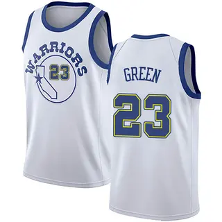 Golden State Warriors Youth Draymond Green Gold Swingman White Hardwood Classics Jersey
