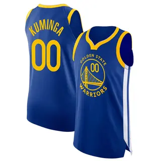 Golden State Warriors Youth Jonathan Kuminga Blue Authentic 2020/21 Jersey - Icon Edition