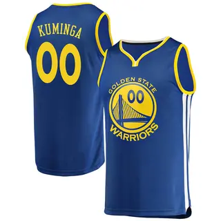 Golden State Warriors Youth Jonathan Kuminga Gold Fast Break Royal Jersey - Icon Edition