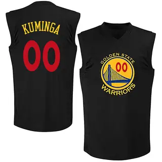 Golden State Warriors Youth Jonathan Kuminga Gold Swingman Black New Fashion Jersey