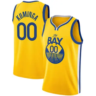 Golden State Warriors Youth Jonathan Kuminga Gold Swingman Yellow 2019/20 Jersey - Statement Edition