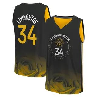 Golden State Warriors Youth Shaun Livingston Gold Fast Break Black 2022/23 City Edition Jersey