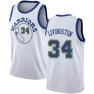 Golden State Warriors Youth Shaun Livingston Gold Swingman White Hardwood Classics Jersey